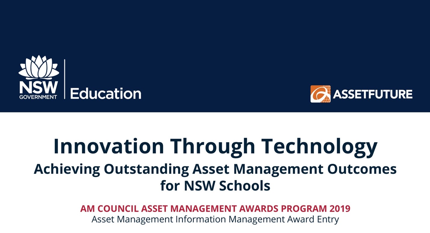 NSW Department of Education & AssetFuture – Innovation Through Technology